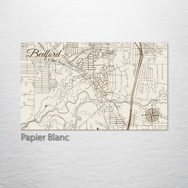 Bedford, Ohio Street Map