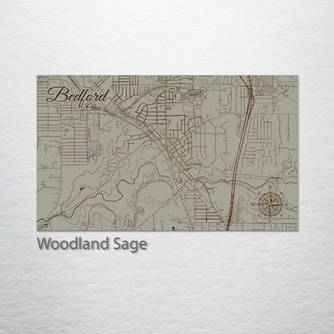 Bedford, Ohio Street Map