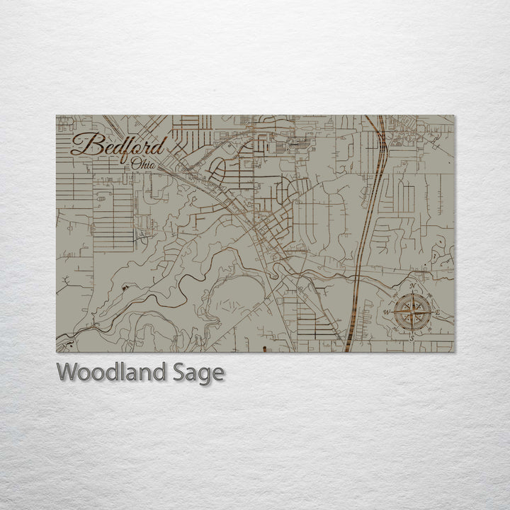 Bedford, Ohio Street Map