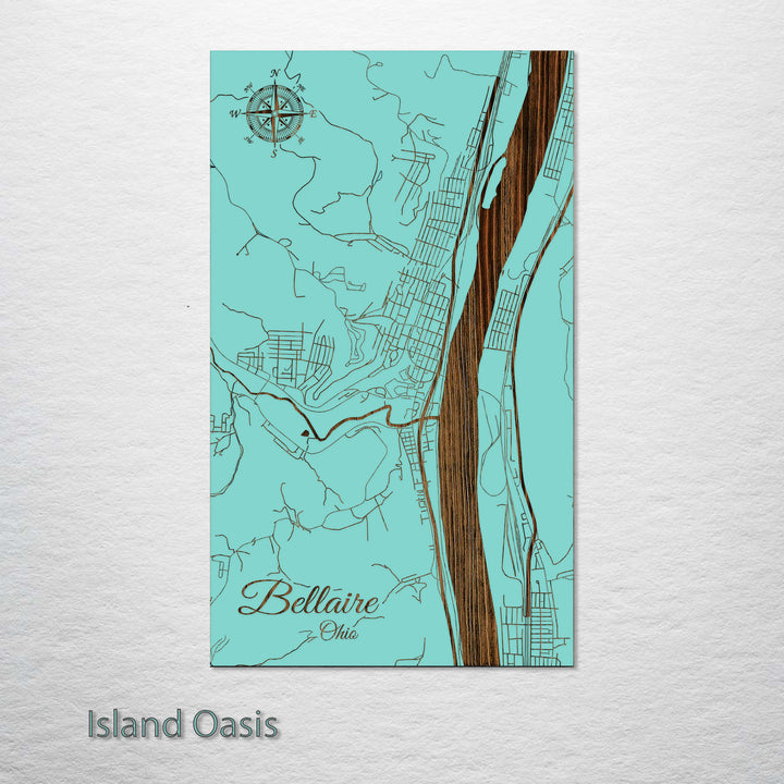 Bellaire, Ohio Street Map