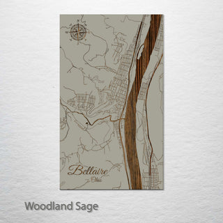 Bellaire, Ohio Street Map