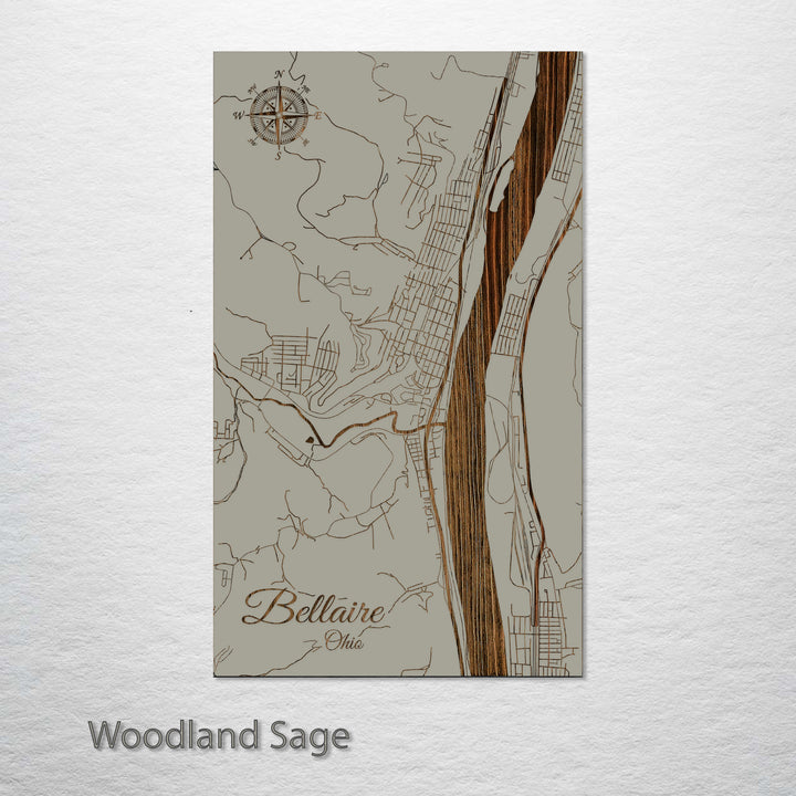 Bellaire, Ohio Street Map