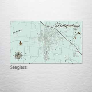 Bellefontaine, Ohio Street Map
