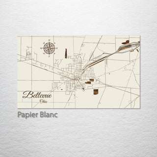 Bellevue, Ohio Street Map