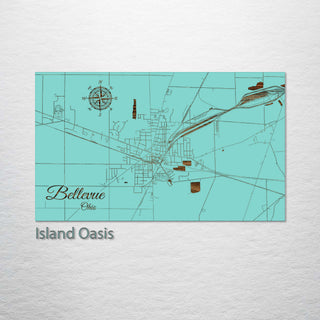 Bellevue, Ohio Street Map