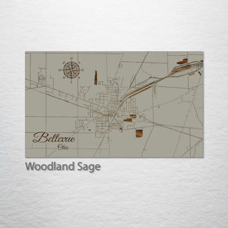 Bellevue, Ohio Street Map