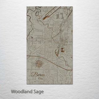 Berea, Ohio Street Map