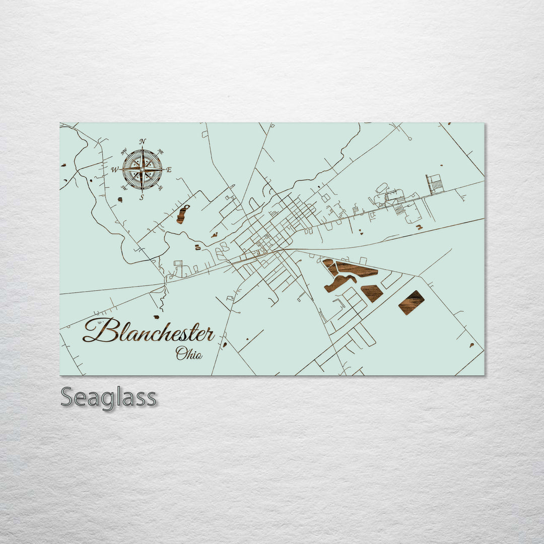 Blanchester, Ohio Street Map