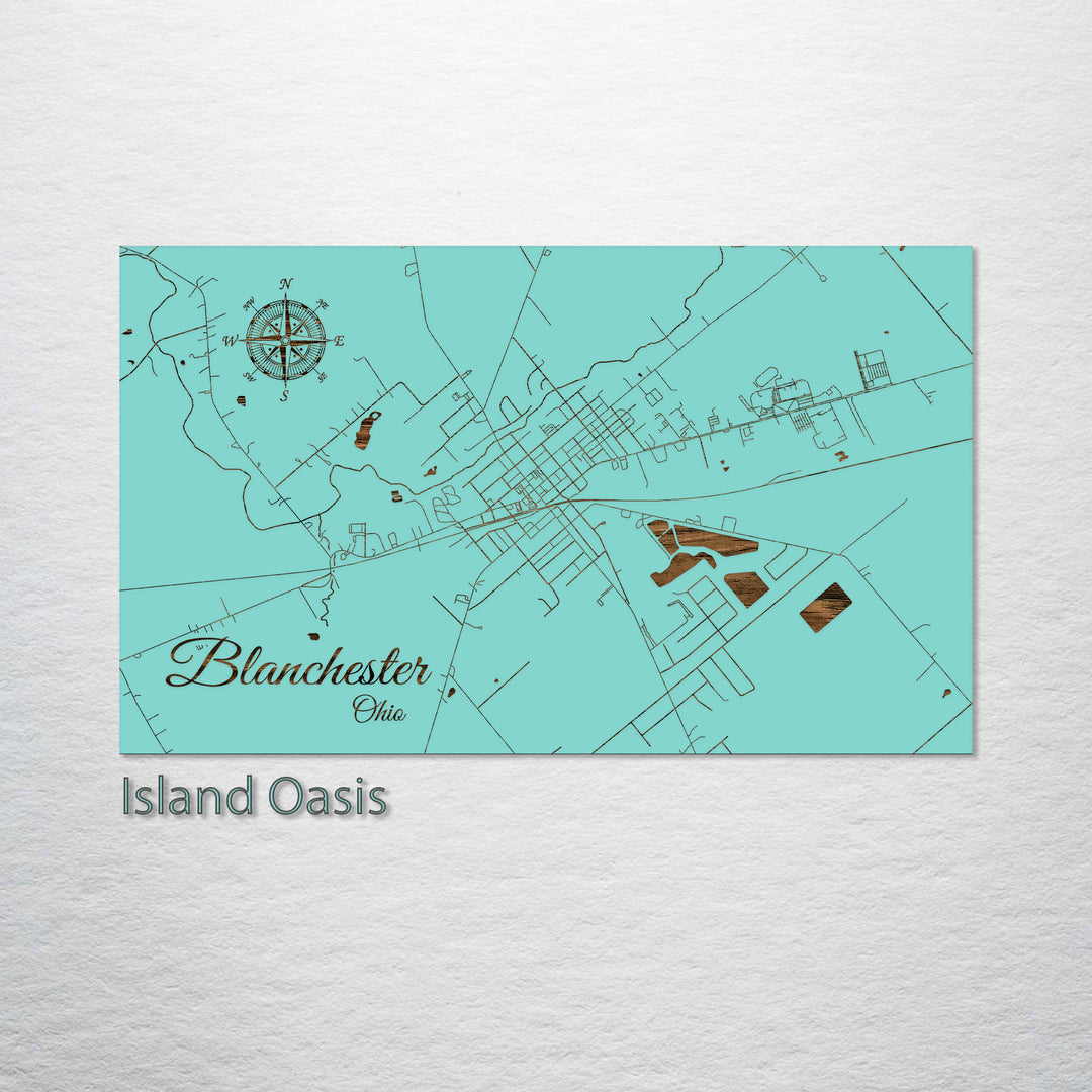 Blanchester, Ohio Street Map