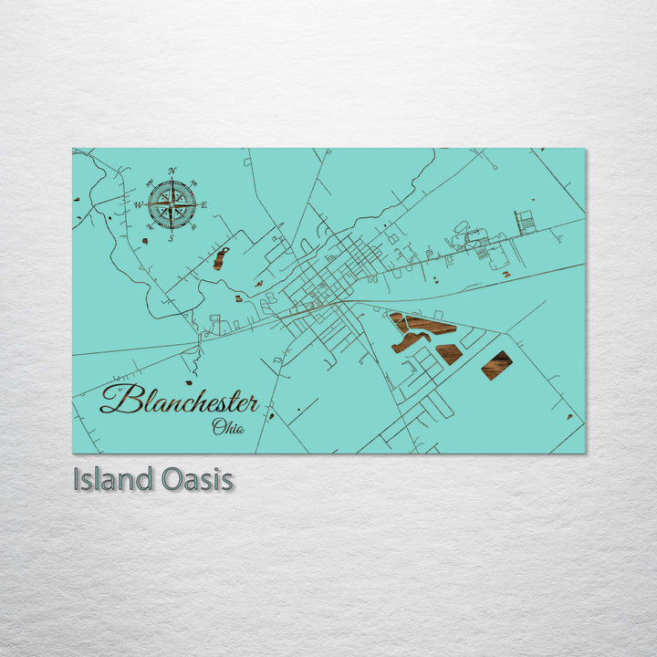 Blanchester, Ohio Street Map