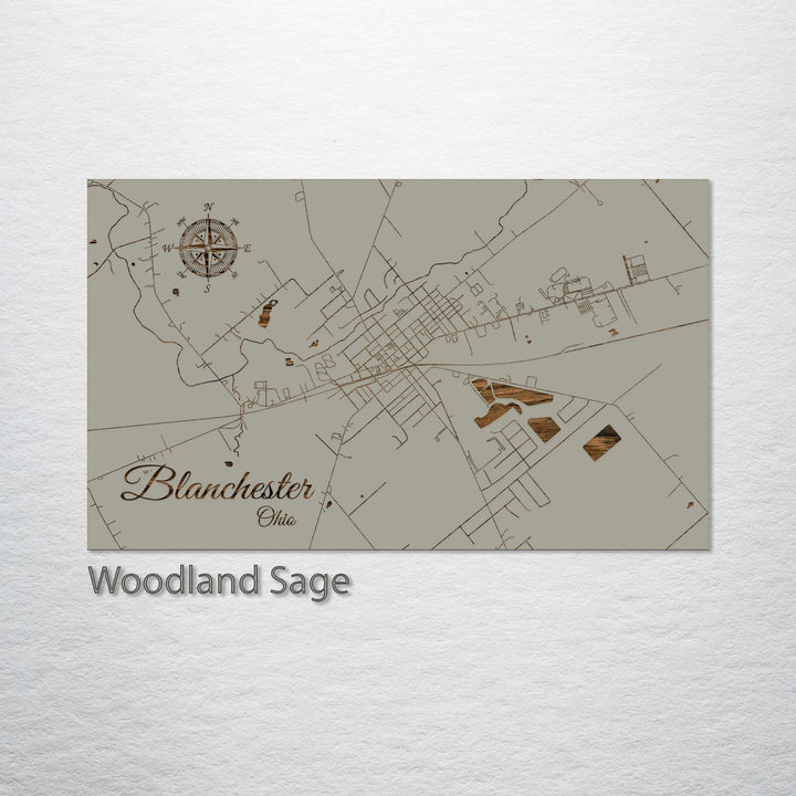 Blanchester, Ohio Street Map