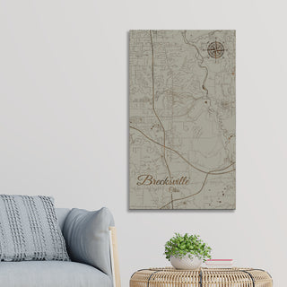 Brecksville, Ohio Street Map