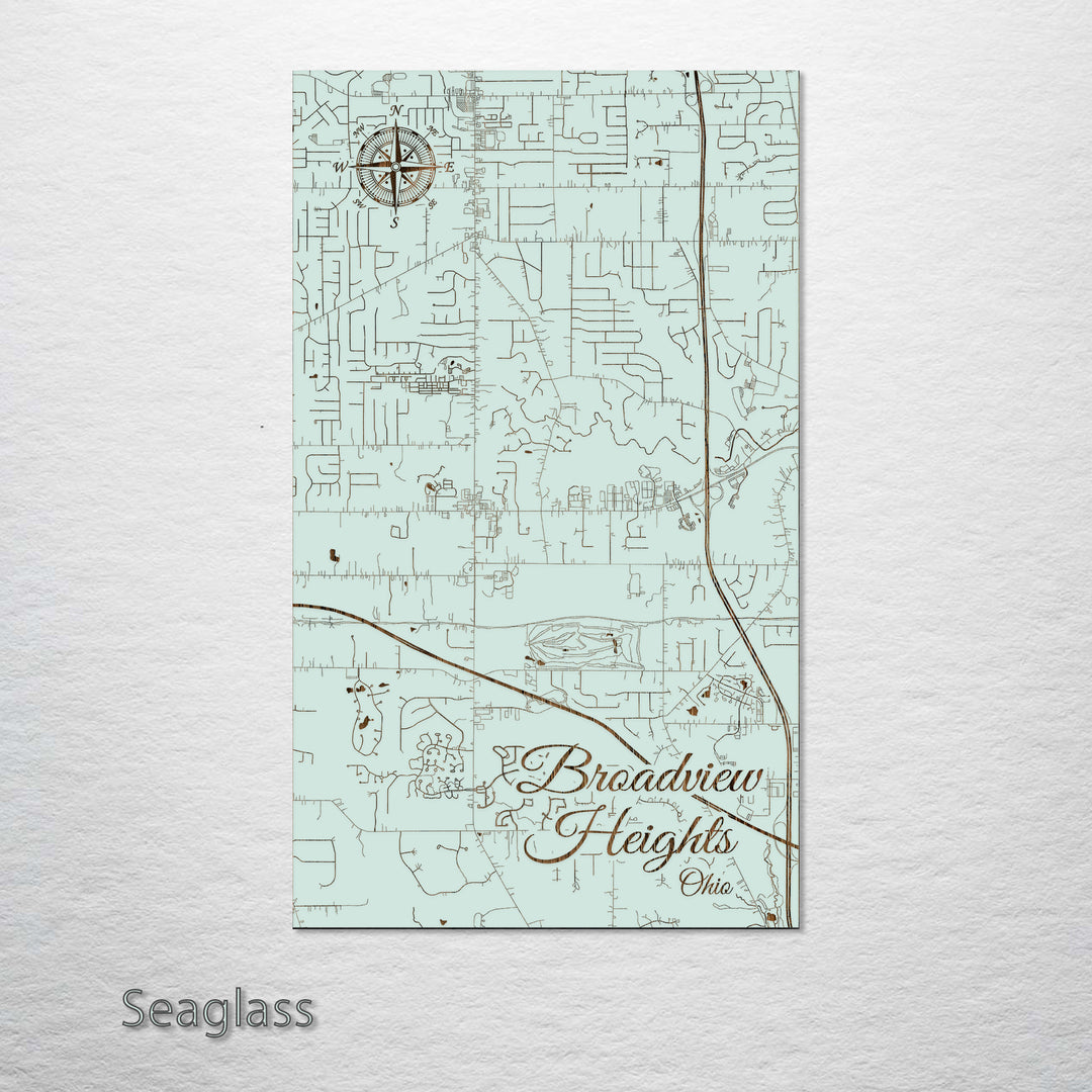 Broadview Heights, Ohio Street Map