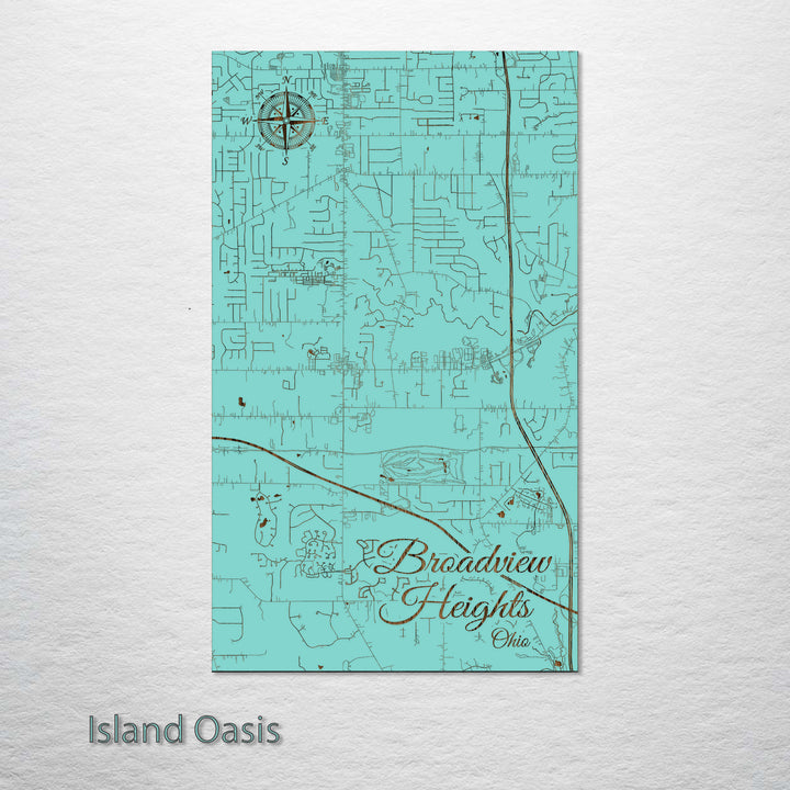 Broadview Heights, Ohio Street Map