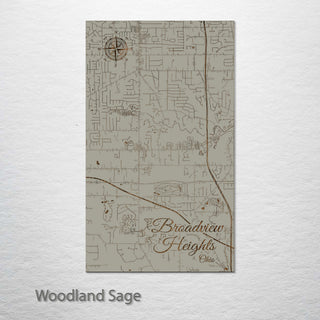 Broadview Heights, Ohio Street Map