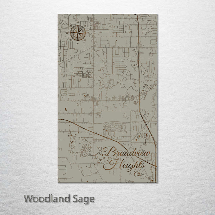 Broadview Heights, Ohio Street Map