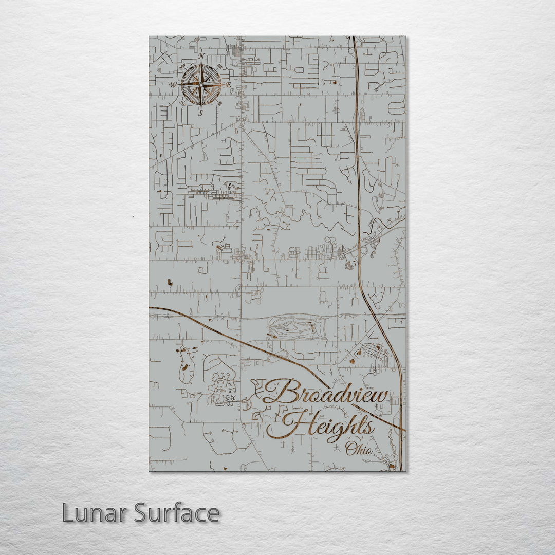 Broadview Heights, Ohio Street Map