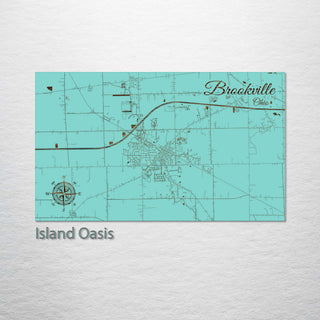 Brookville, Ohio Street Map