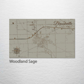 Brookville, Ohio Street Map