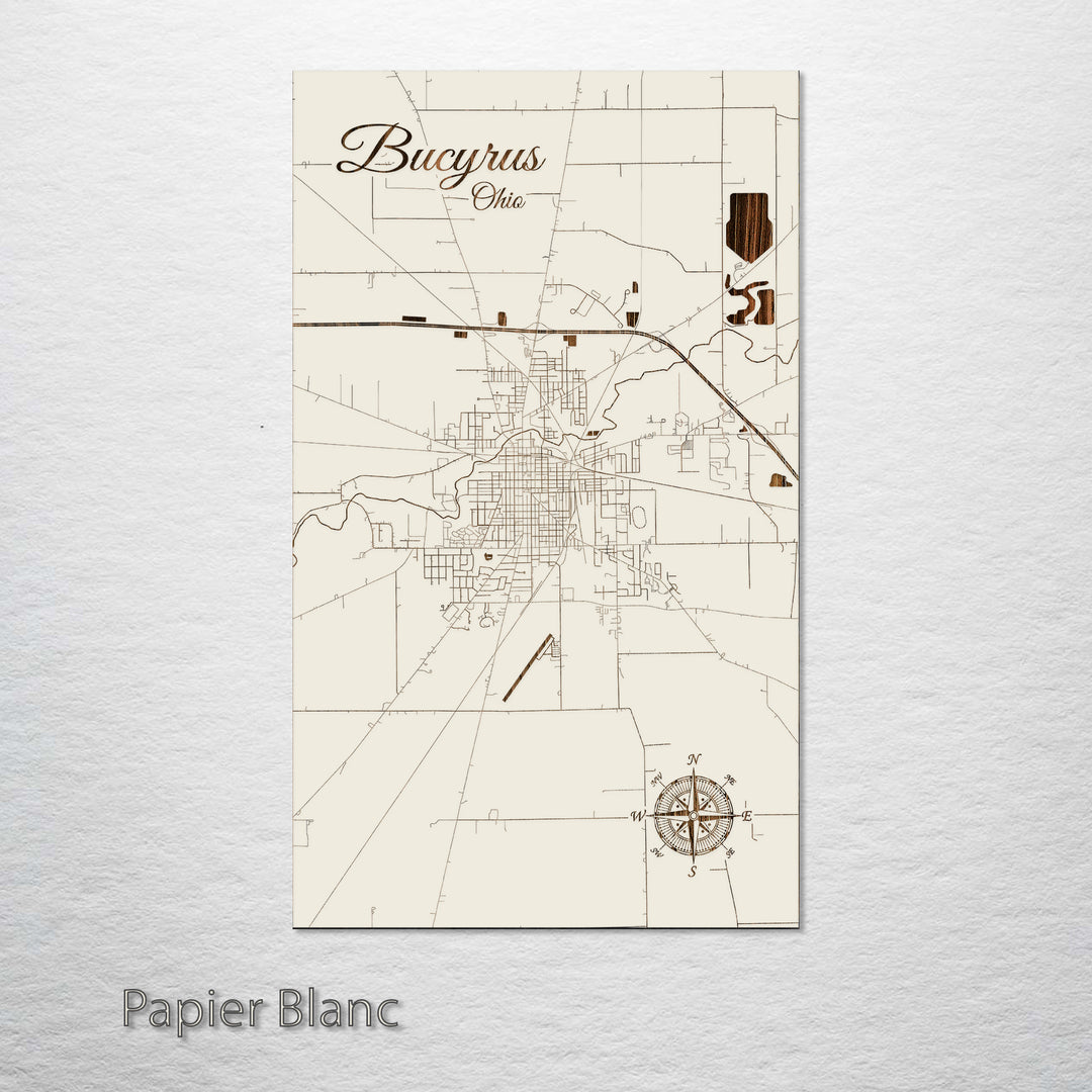 Bucyrus, Ohio Street Map