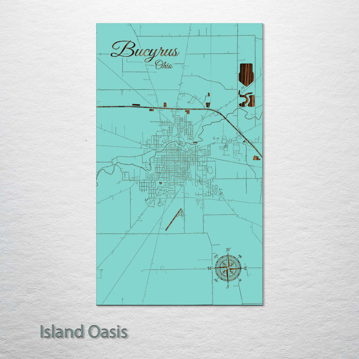 Bucyrus, Ohio Street Map