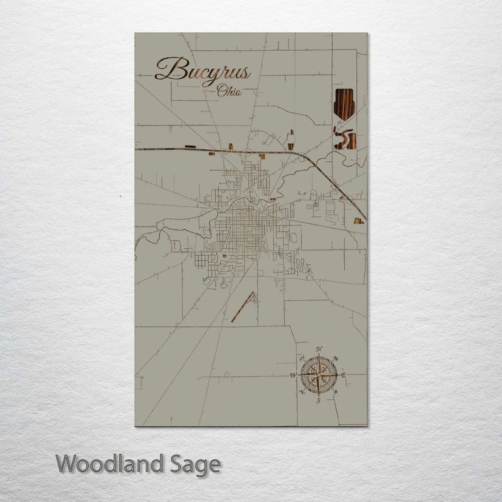 Bucyrus, Ohio Street Map