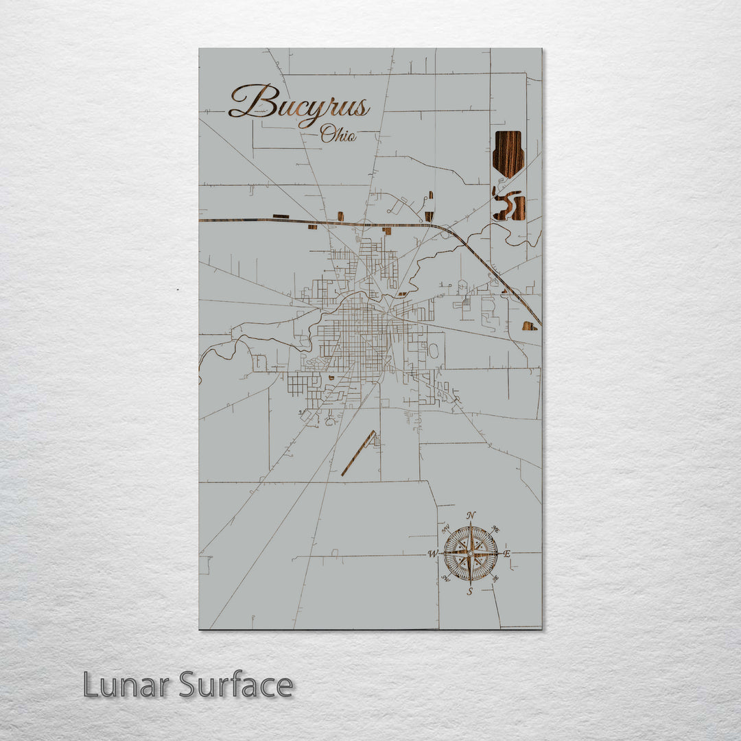 Bucyrus, Ohio Street Map