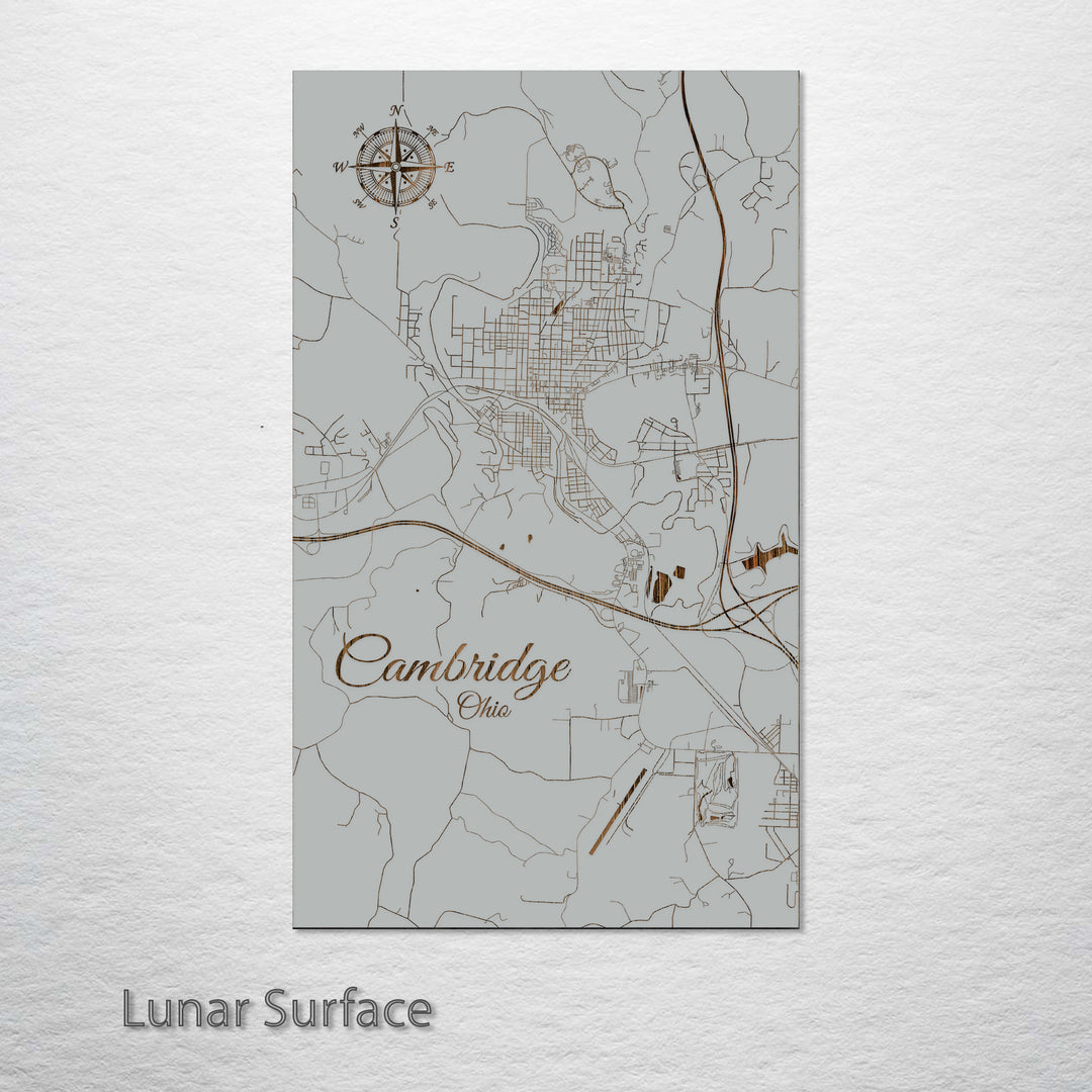 Cambridge, Ohio Street Map