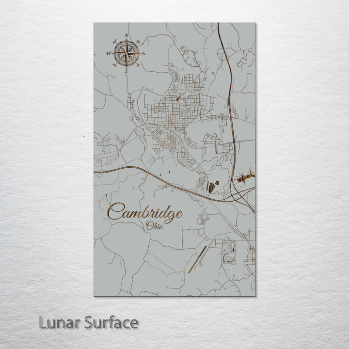 Cambridge, Ohio Street Map