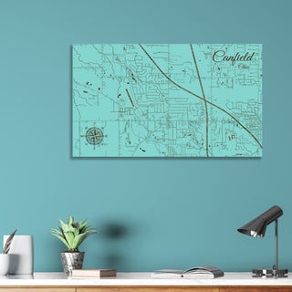 Canfield, Ohio Street Map