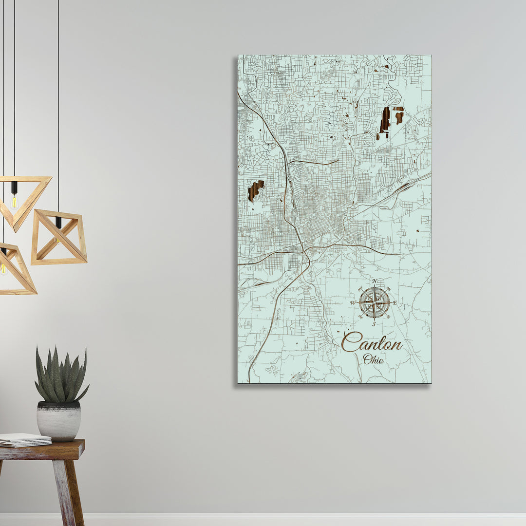 Canton, Ohio Street Map