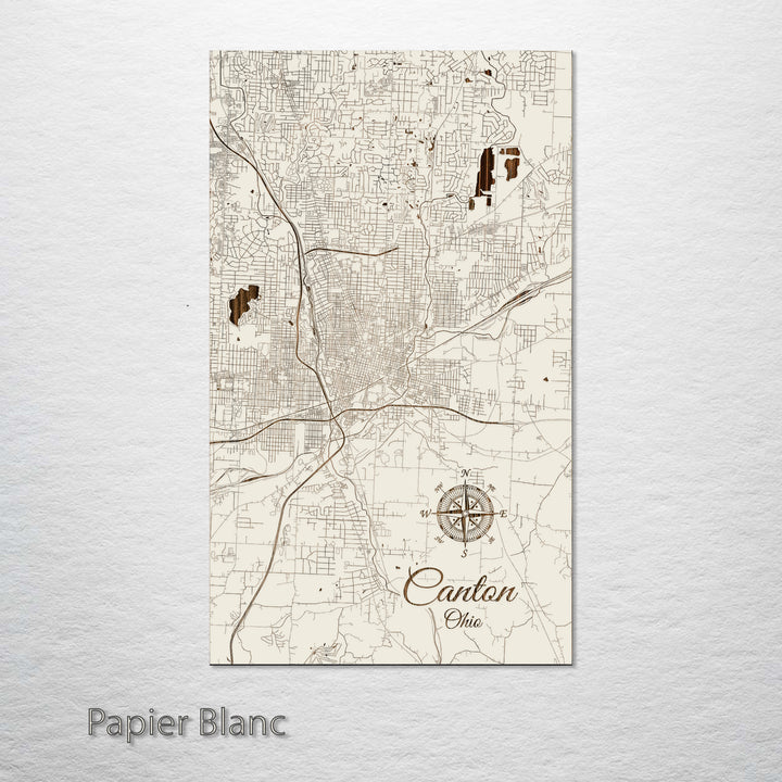 Canton, Ohio Street Map