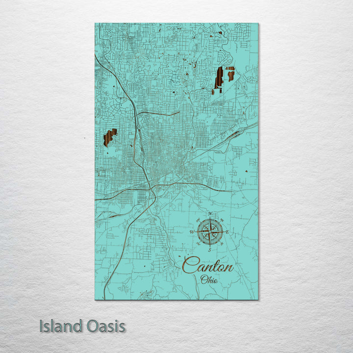 Canton, Ohio Street Map