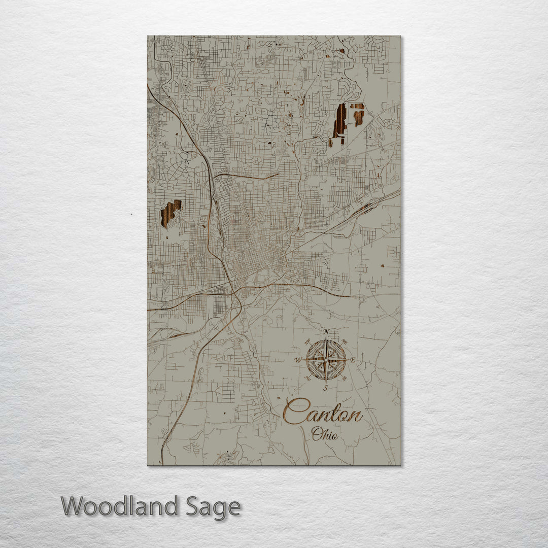 Canton, Ohio Street Map