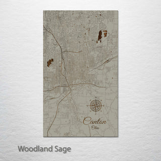 Canton, Ohio Street Map