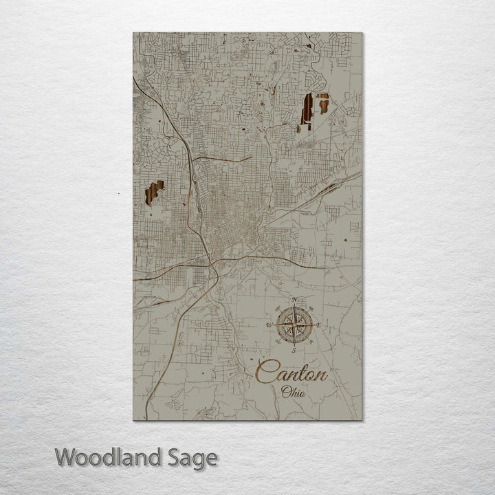 Canton, Ohio Street Map