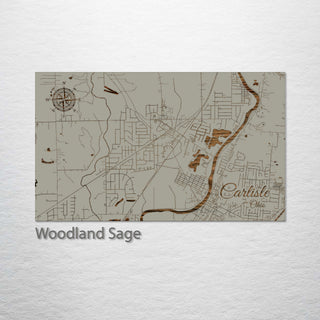 Carlisle, Ohio Street Map