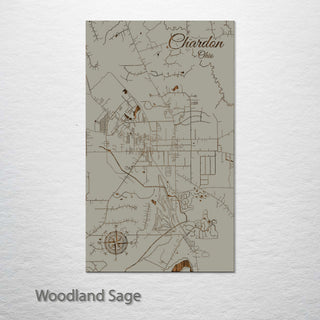 Chardon, Ohio Street Map
