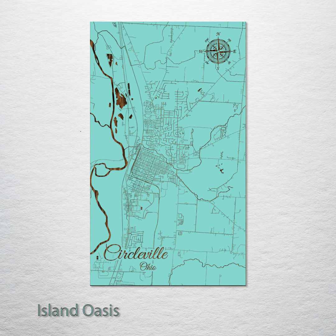 Circleville, Ohio Street Map