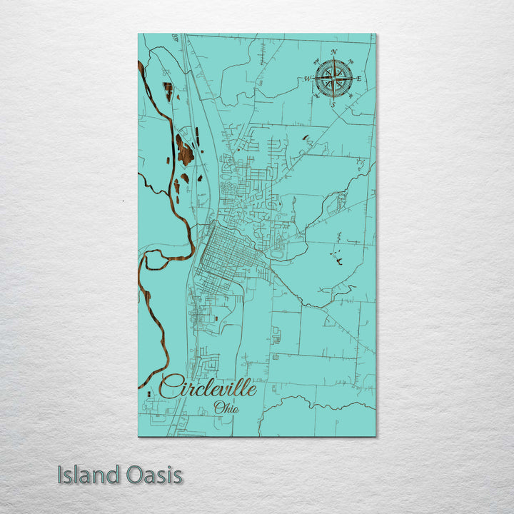 Circleville, Ohio Street Map