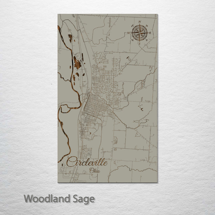 Circleville, Ohio Street Map