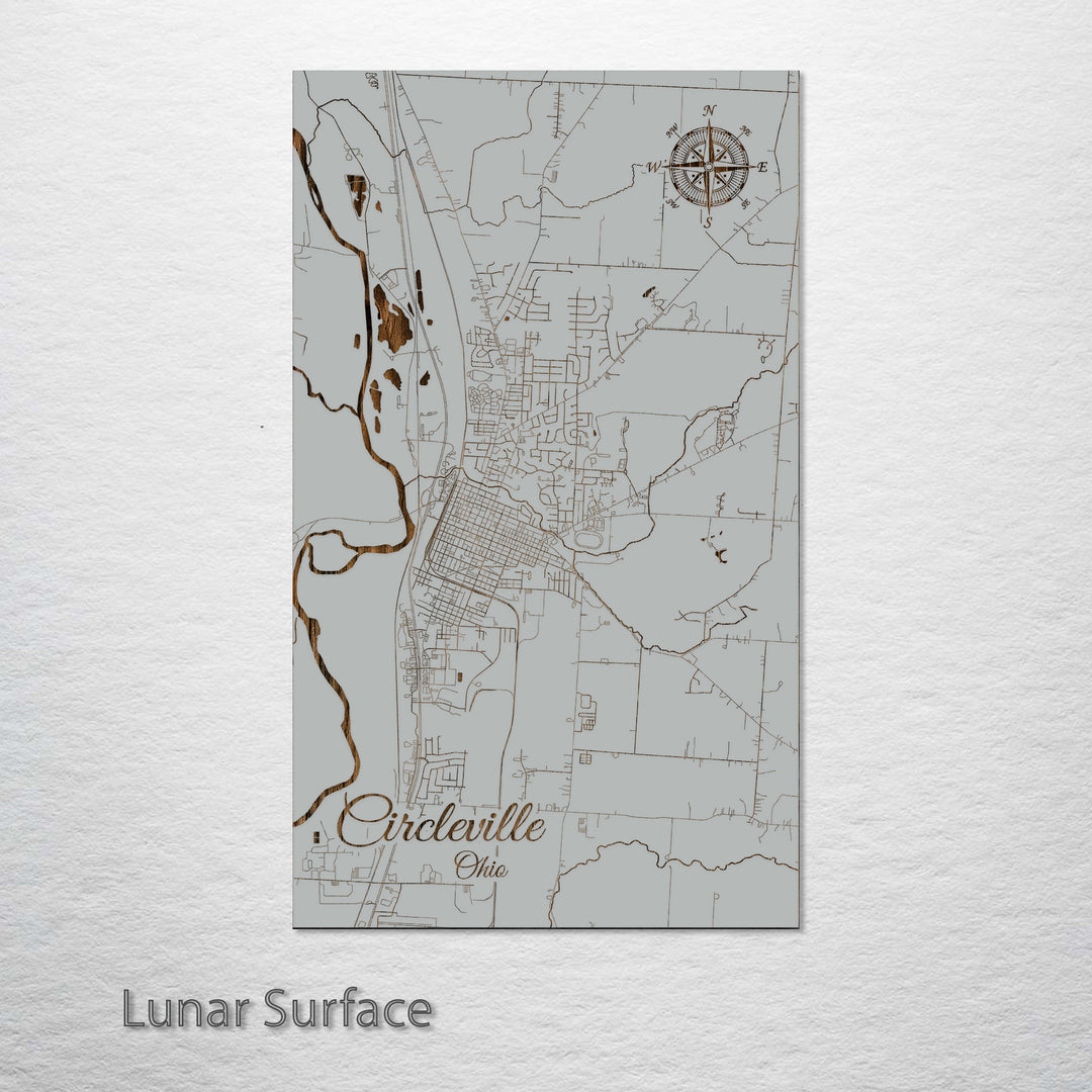 Circleville, Ohio Street Map