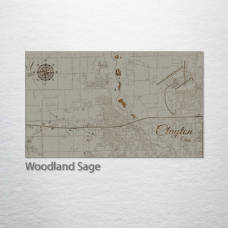 Clayton, Ohio Street Map
