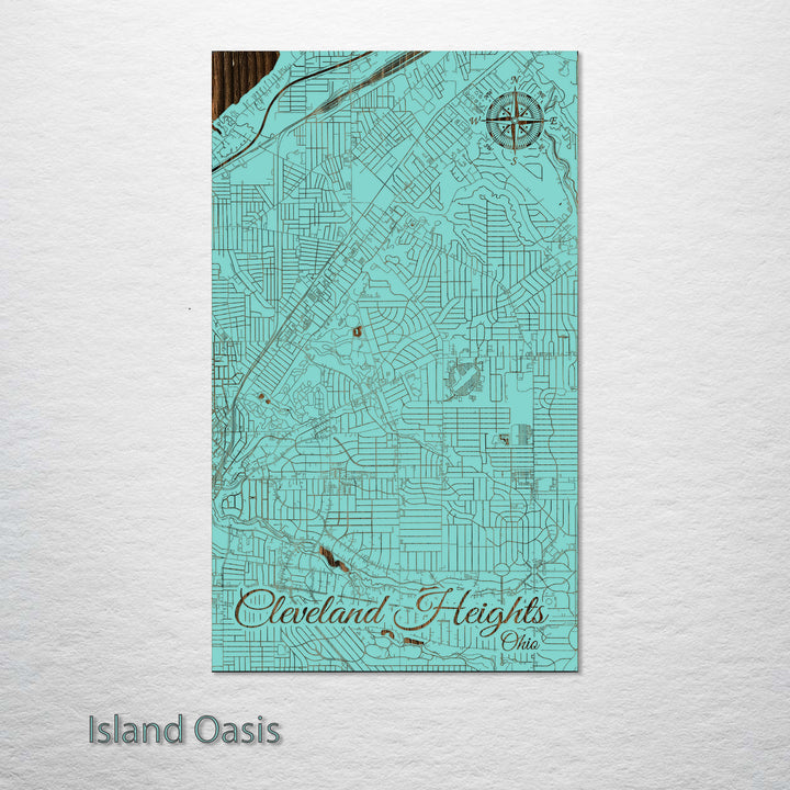 Cleveland Heights, Ohio Street Map