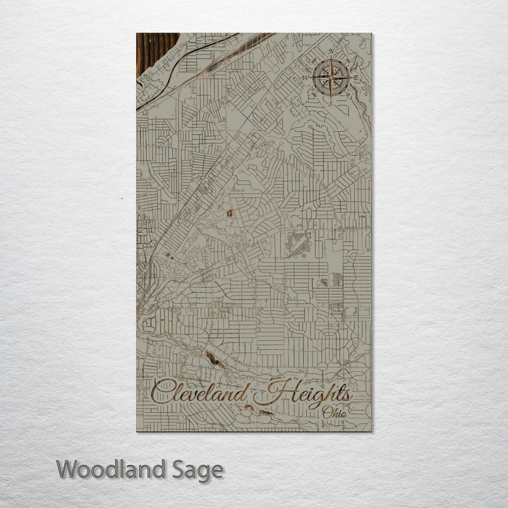 Cleveland Heights, Ohio Street Map