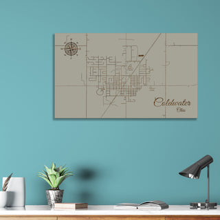 Coldwater, Ohio Street Map