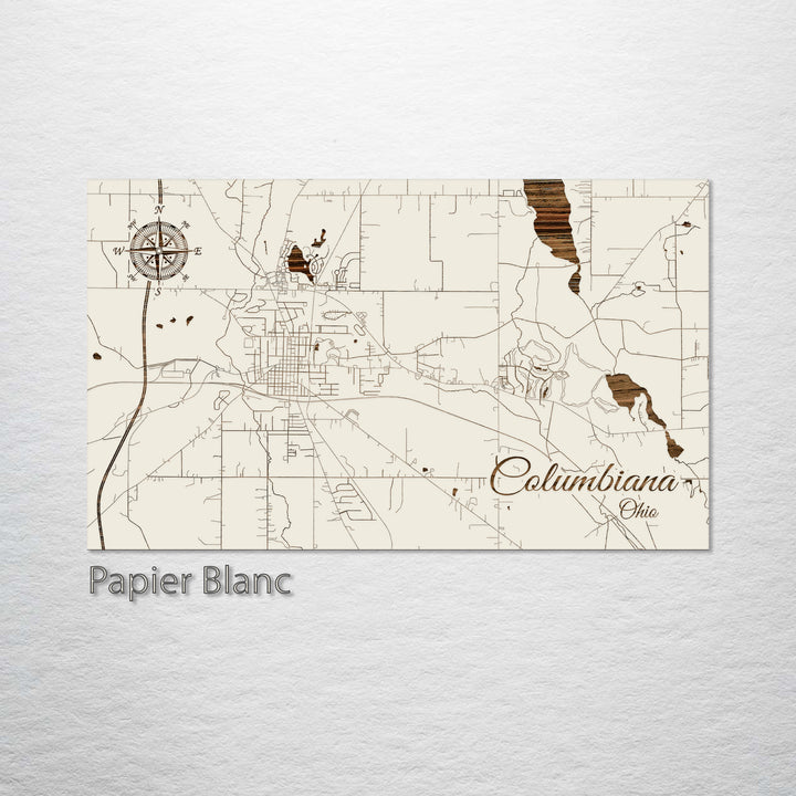 Columbiana, Ohio Street Map