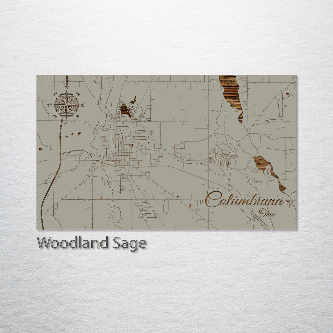 Columbiana, Ohio Street Map