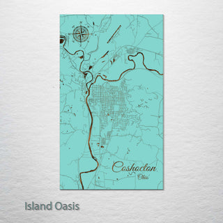 Coshocton, Ohio Street Map