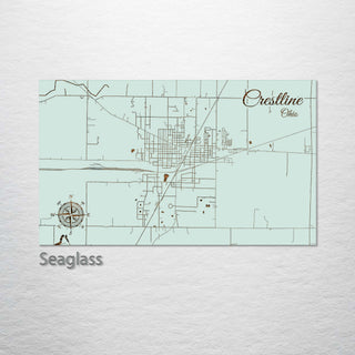 Crestline, Ohio Street Map